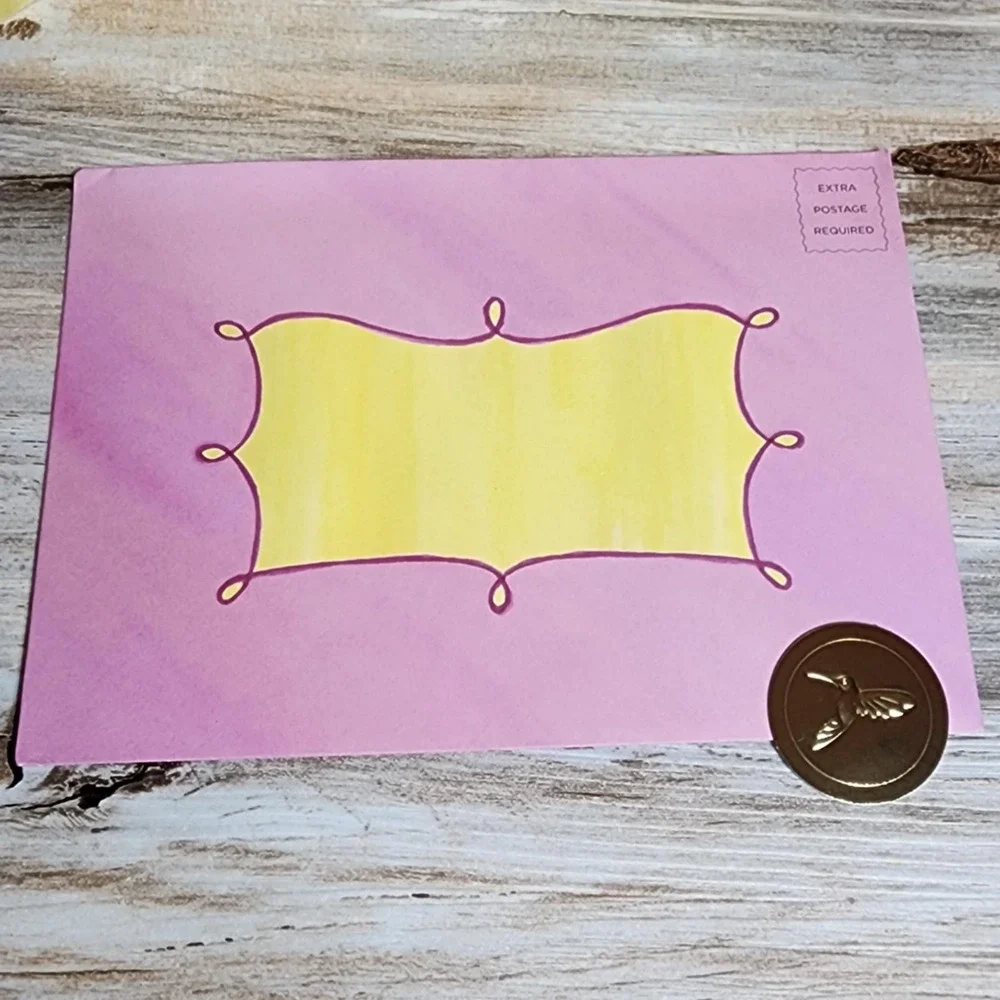 Bella Pilar Bedazzled Butterfly Artist Designed Greeting Card Blank‎ Inside